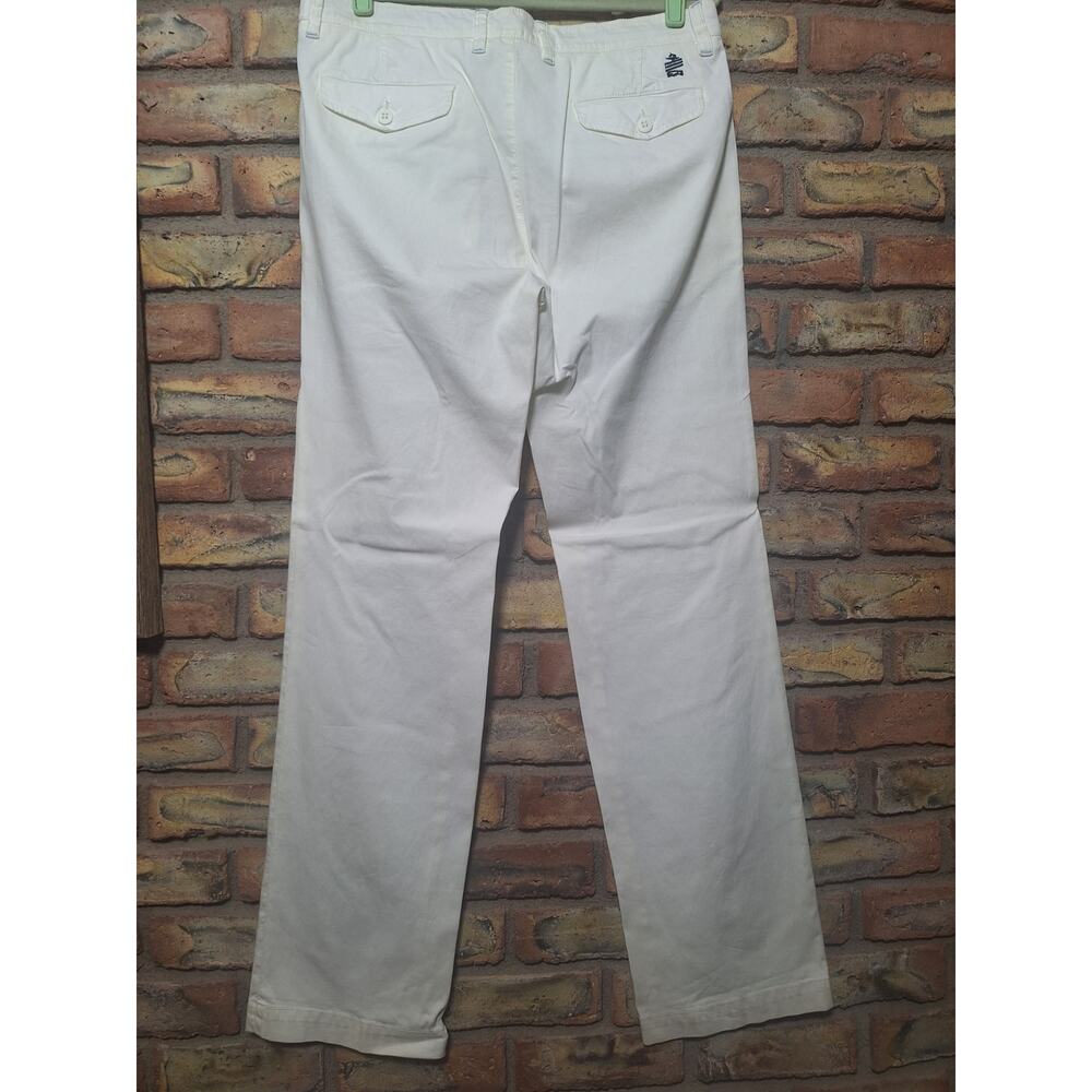 Mason’s Peace & Love White Pants Size 50 34x33 Italy Straight Leg Chino NWOT - Picture 2 of 9